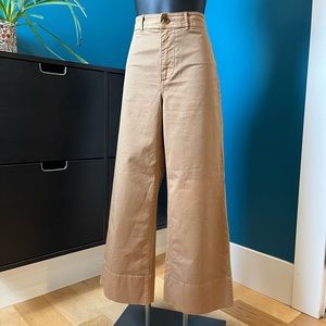 Wide leg everlane crop pant